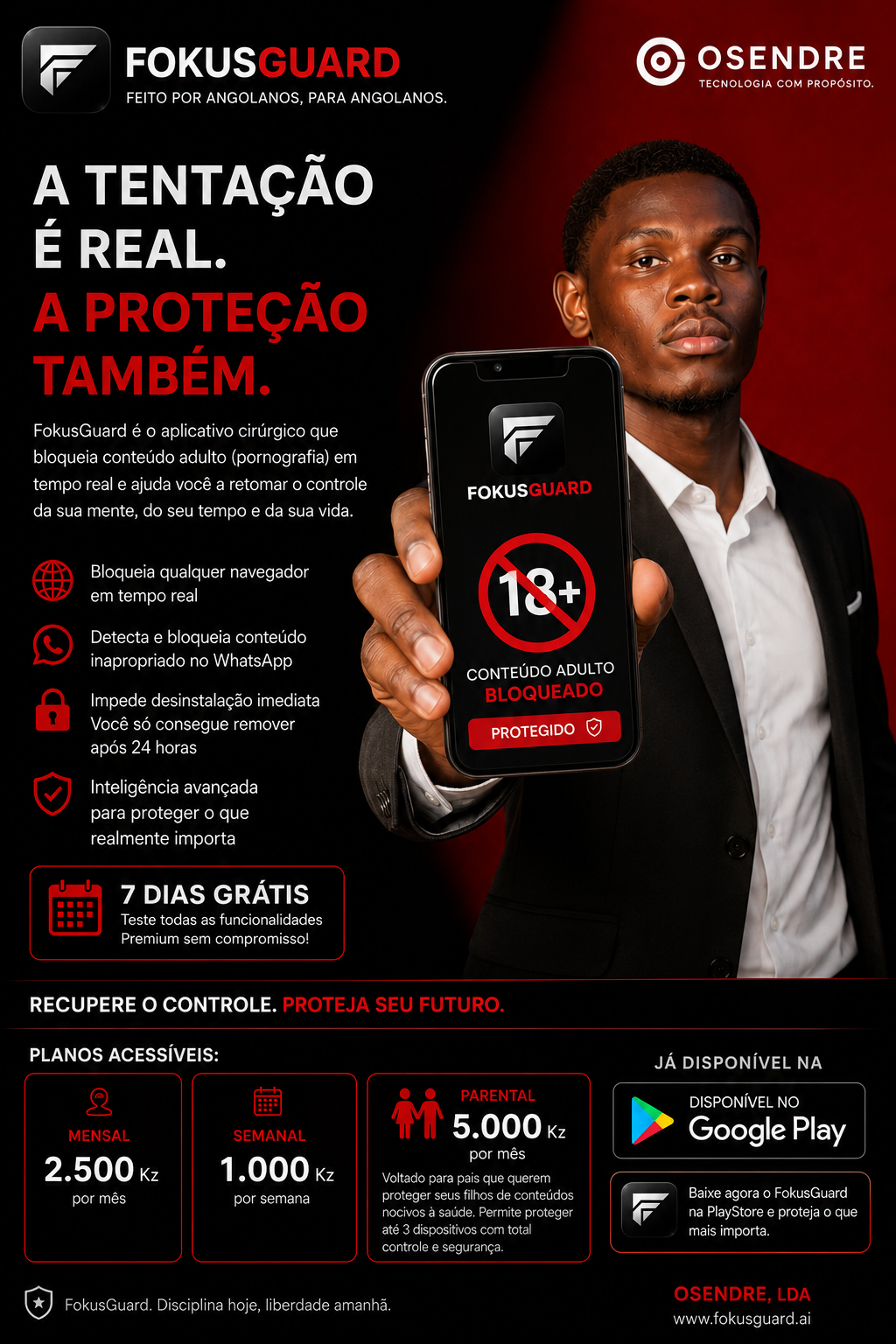 FokusGuard: A Nova Fronteira da Liberdade Digital e Proteção em Angola